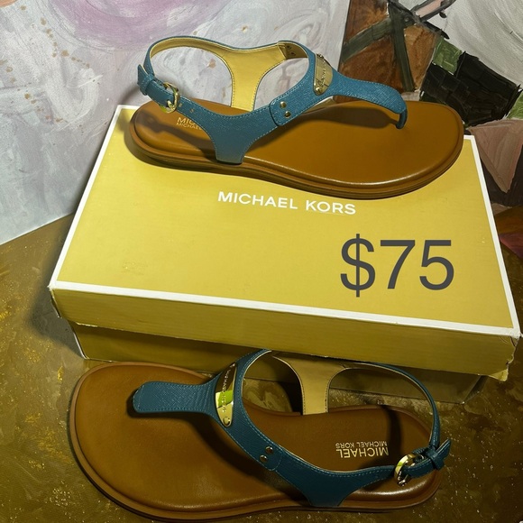 Michael Kors Blue Sandals - Picture 1 of 1